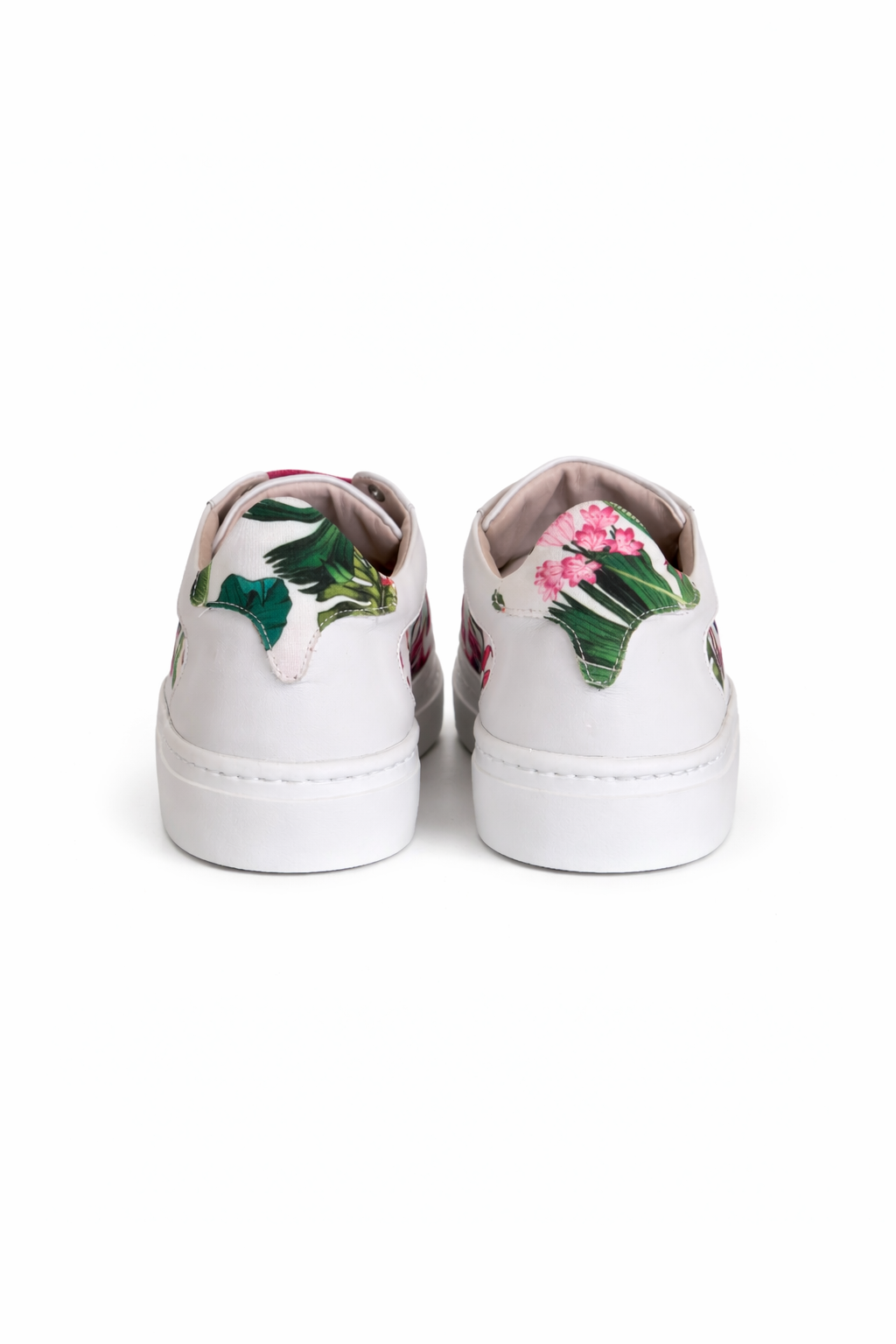 RIO – Sneaker in pelle con inserto tropicale Made in Italy