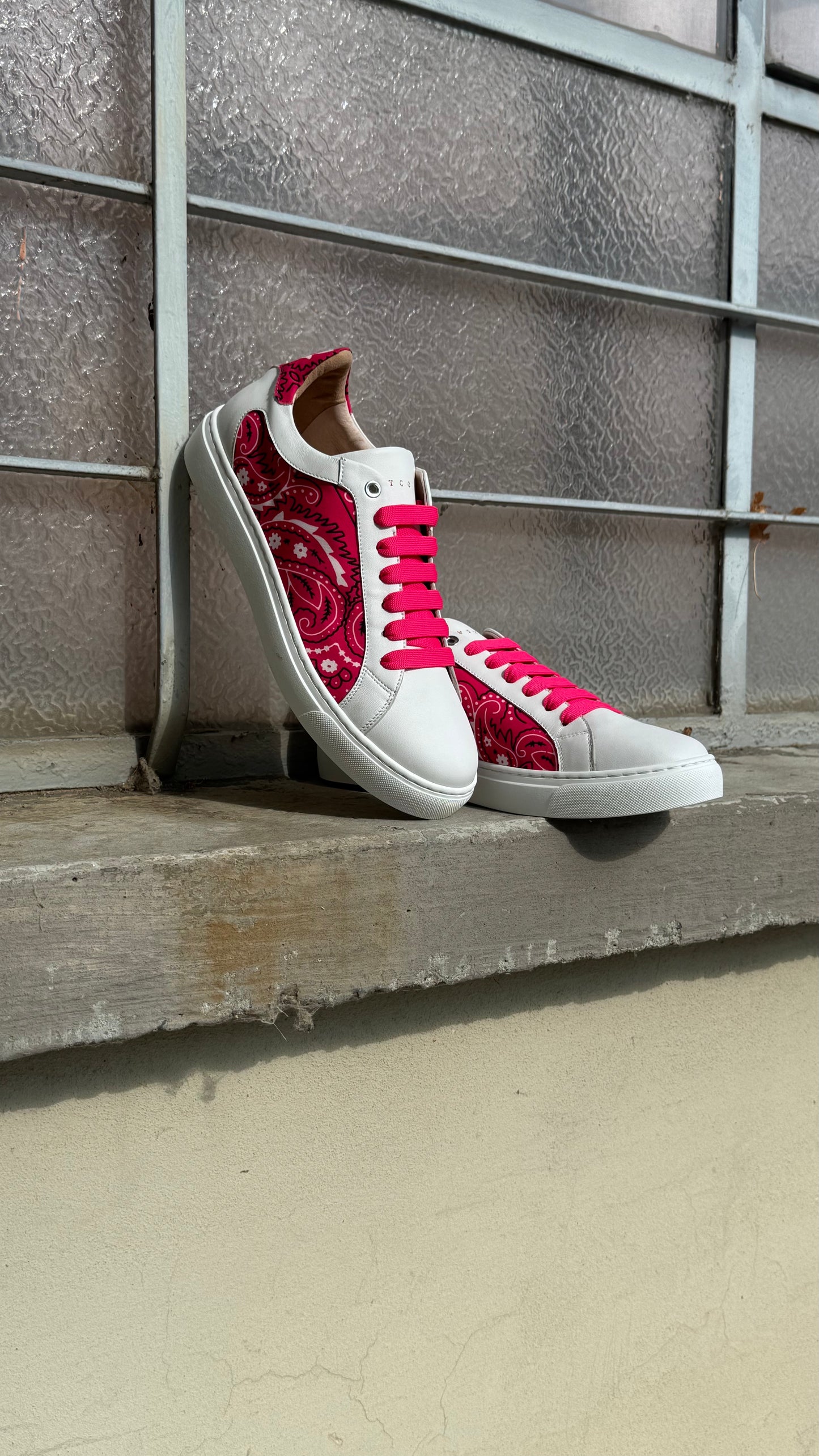 INK – Sneakers Unisex in Nappa con Bandana Made in Italy