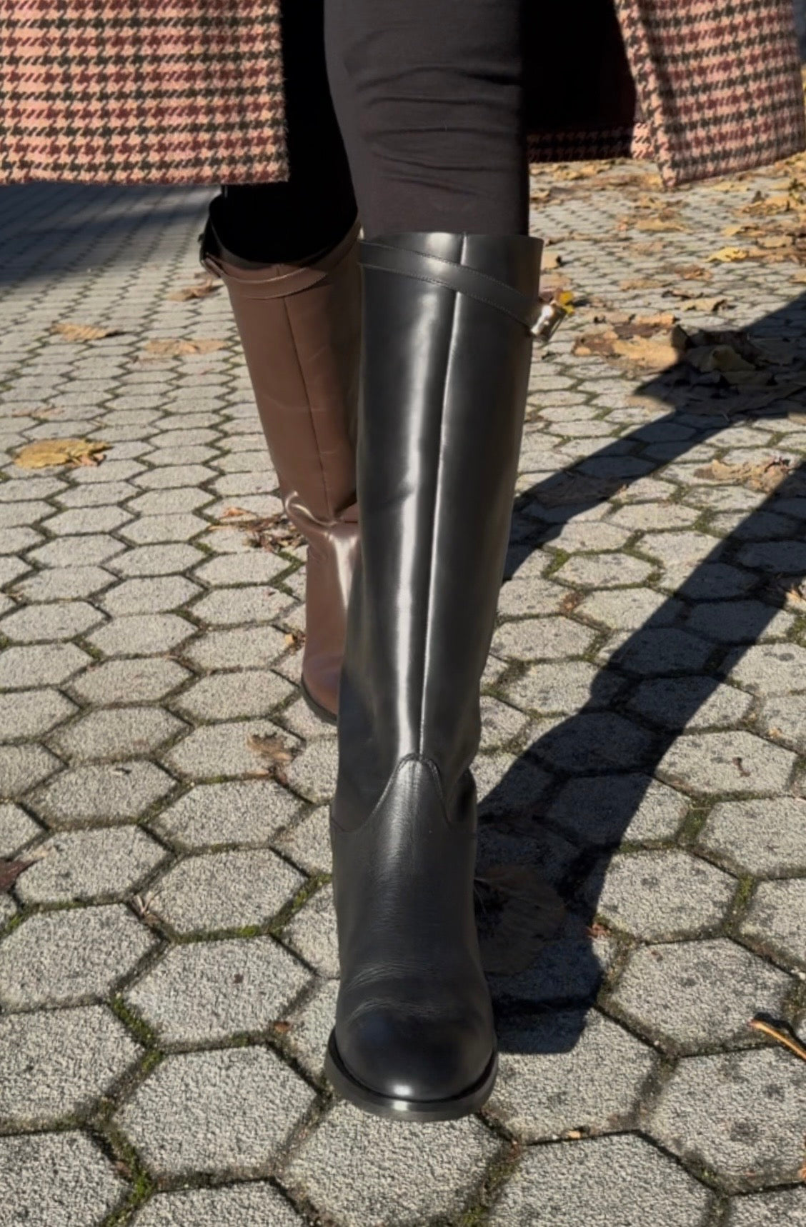 ATENA – Stivale cavallerizza in pelle Made in Italy