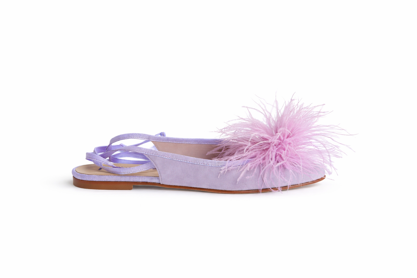 LOLA – Sabot legato con piume Made in Italy