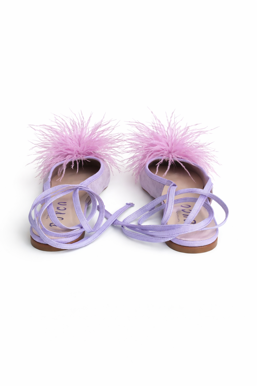 LOLA – Sabot legato con piume Made in Italy