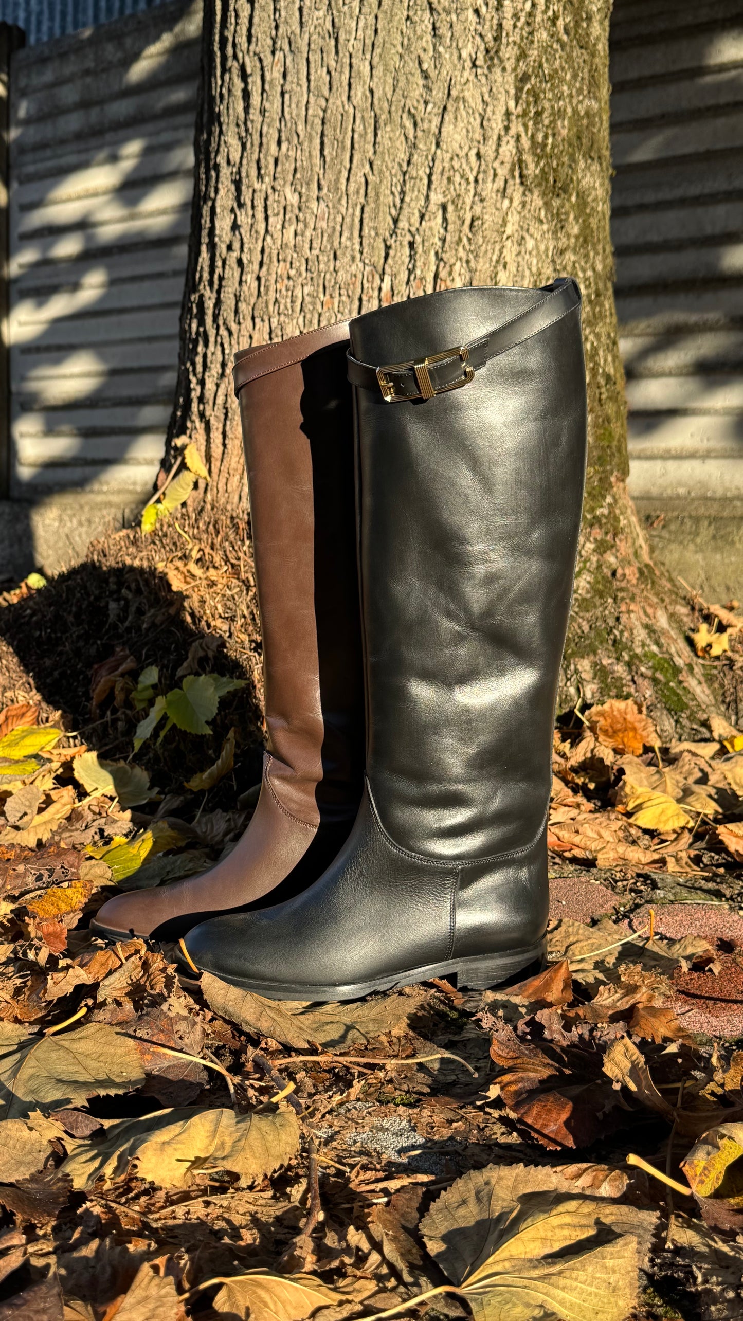 ATENA – Stivale cavallerizza in pelle Made in Italy