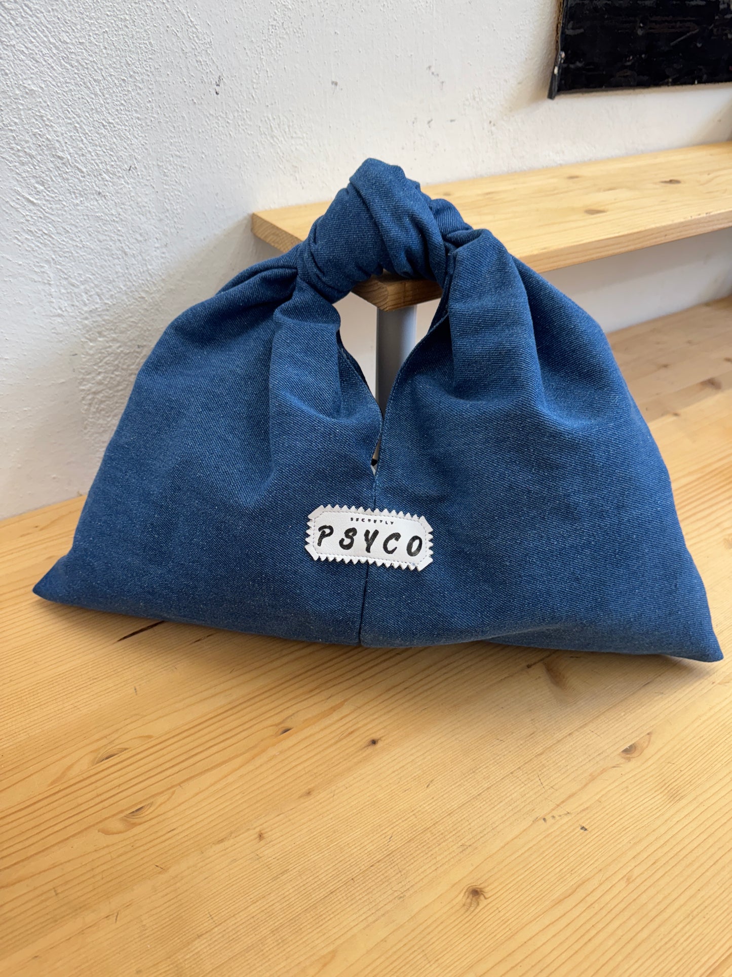 TRAMA BLOOM media – Borsa in Jeans Made in Italy