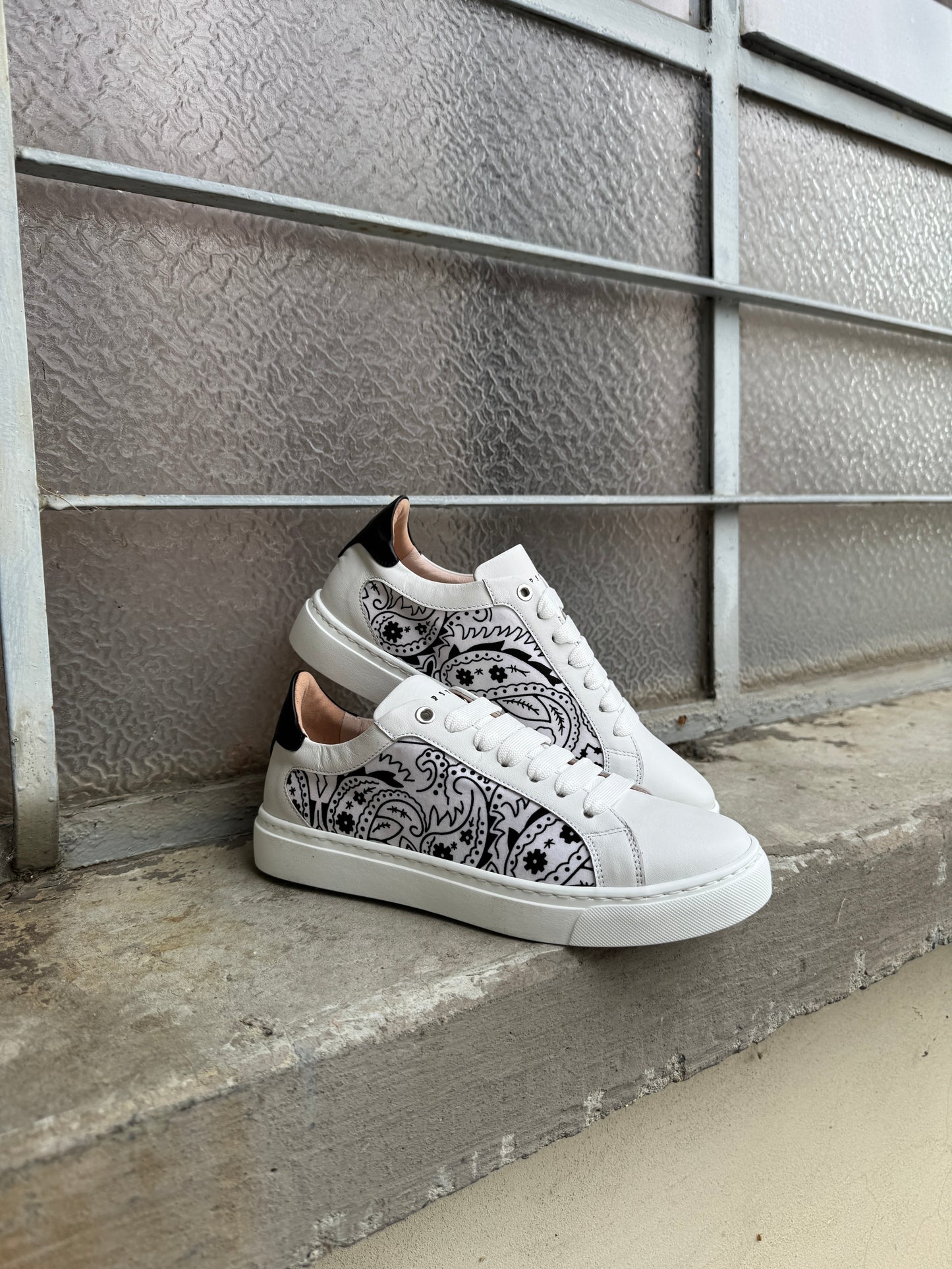 INK – Sneakers Unisex in Nappa con Bandana Made in Italy